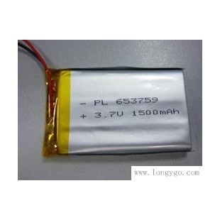 聚合物锂电池653759PL