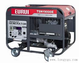 日本东洋EURUI汽油大功率单相17KW发电机组TSN19000E