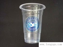 供应佛山高透明印刷珍珠奶茶塑料杯出口