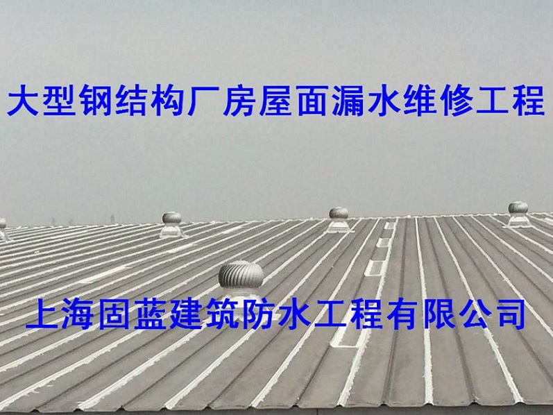 上海固蓝建筑金属屋面厂房漏水维修工程